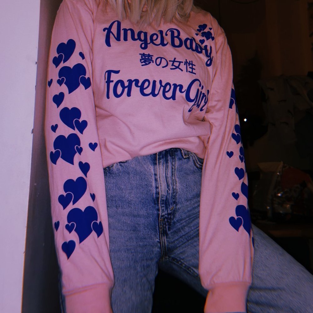 Pink long sleeve shirt